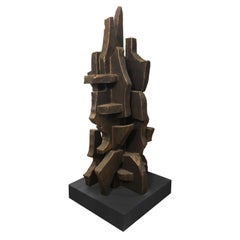 "Cities in Dust I" TOTEM Sculpture by Dan Schneiger