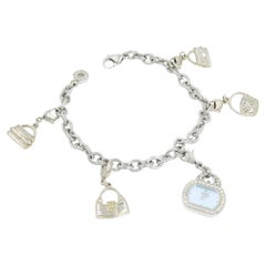 Citizen Eco-Drive Geldbörse Charm-Armband MOP Quarz Damenuhr EG2310-61N
