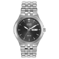 Citizen Eco-Drive Stainless Steel Black Dial Quartz Men's Watch BM8400-68E