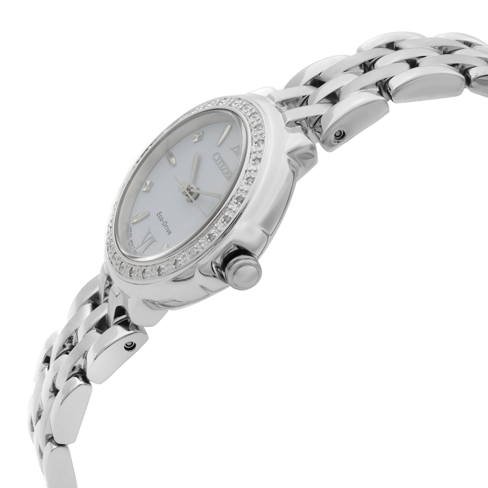 citizen eco drive diamond bezel