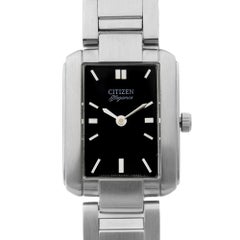 Citizen Elegance Stainless Steel Black Dial Quartz Ladies Watch 1022-R89560