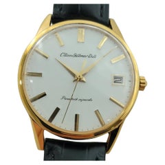 Citizen Homer Date 32mm Parashock Gold Capped Mens Manual Wind 1970s NOS RJC212