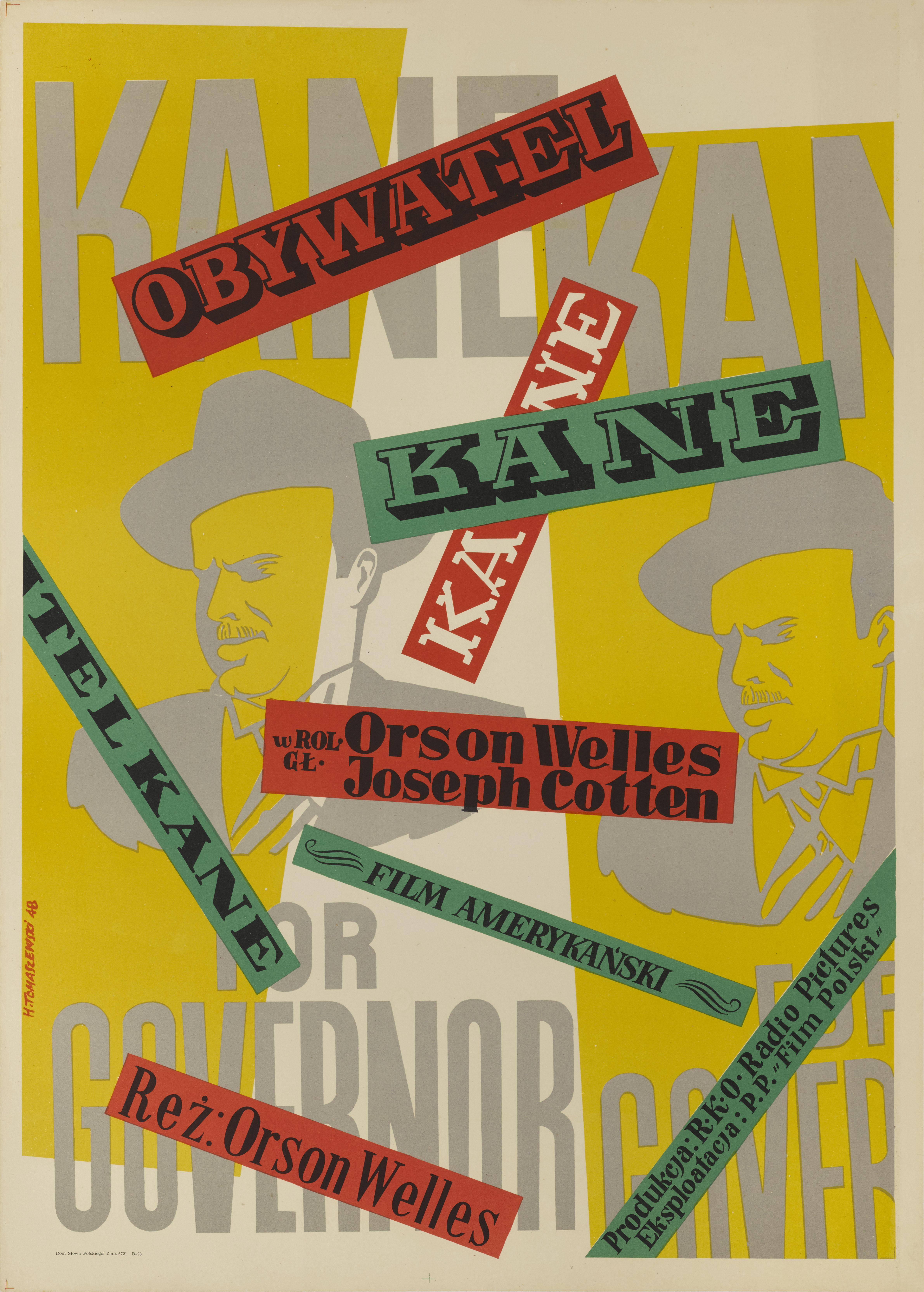 Citizen Kane / Obywatel Kane In Excellent Condition For Sale In London, GB