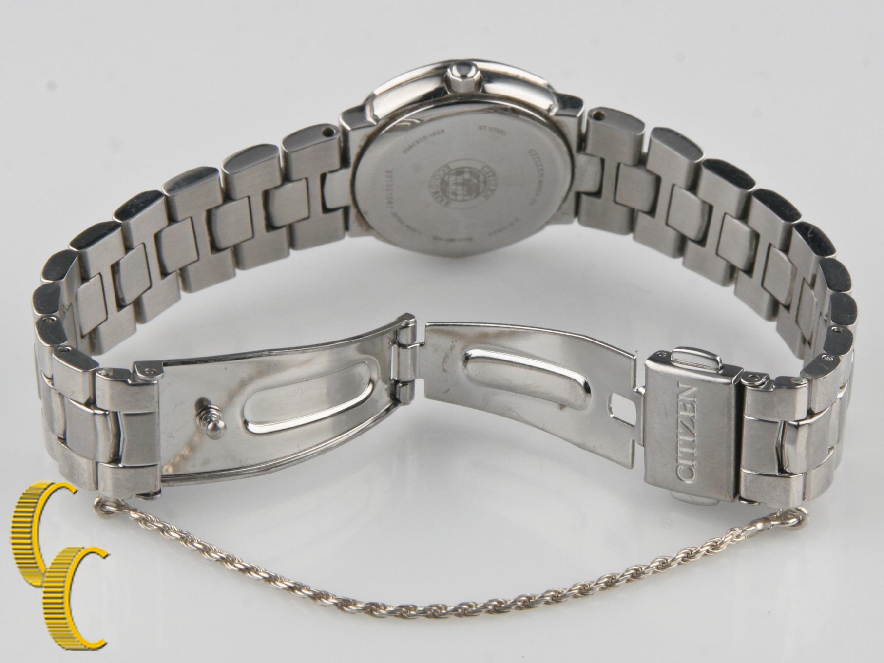 Women's Citizen Lady's Stainless Steel Eco-Drive Wrist Watch For Sale
