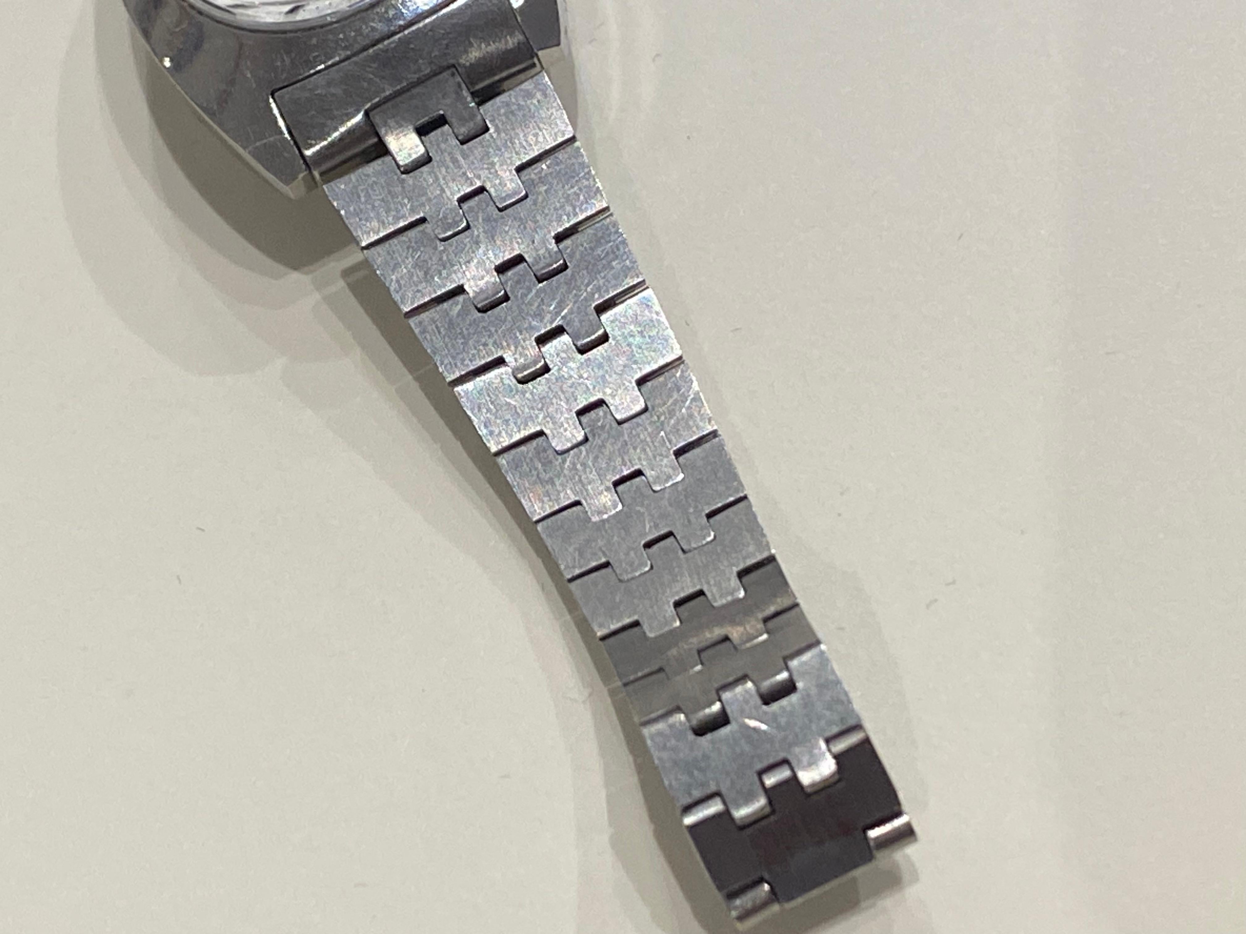 Montre Citizen S/Steel Automatic pour femme 25 mm des années 1970, bracelet d'origine. 2