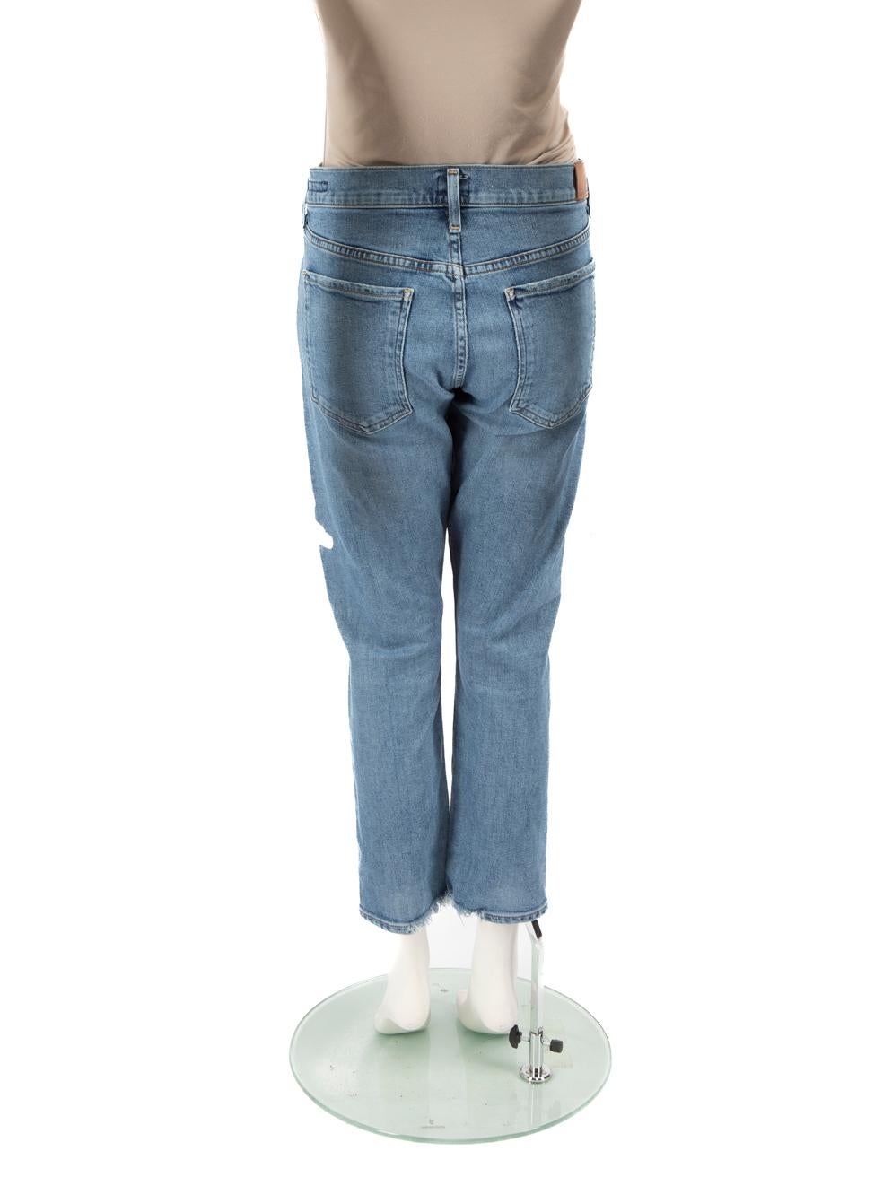 Citizens of Humanity Vaqueros desgastados azules Talla M Gris en venta