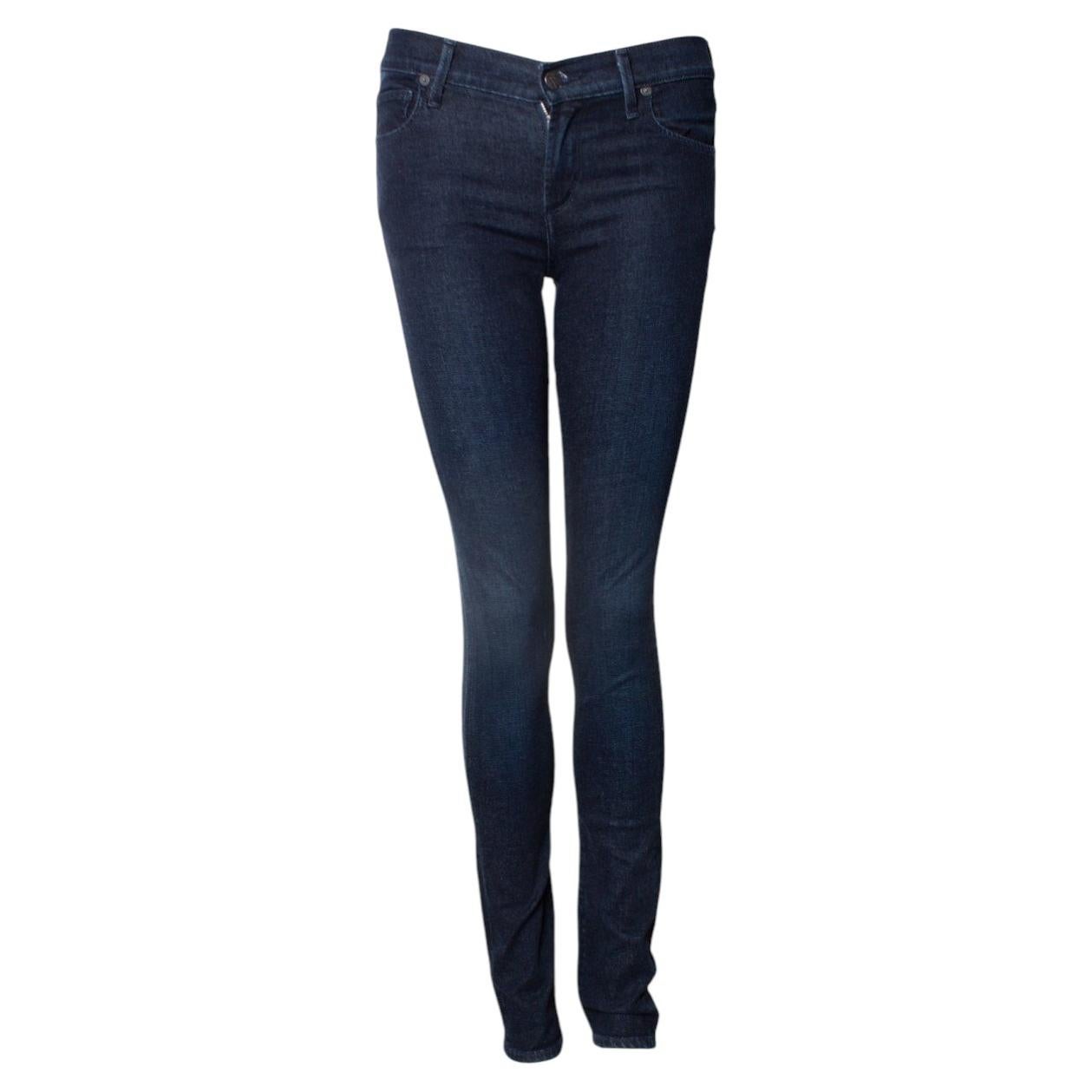 Citizens of Humanity, dark blue jeans For Sale