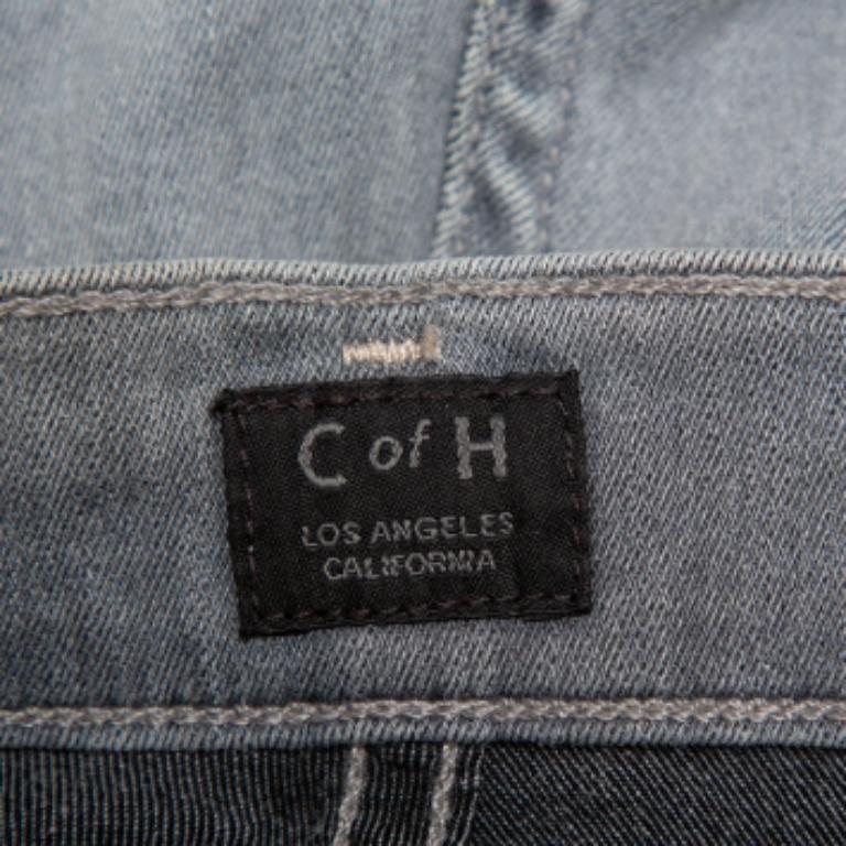 Gray Citizens of Humanity Grey Denim High Rise Skinny Rocket Jeans M For Sale