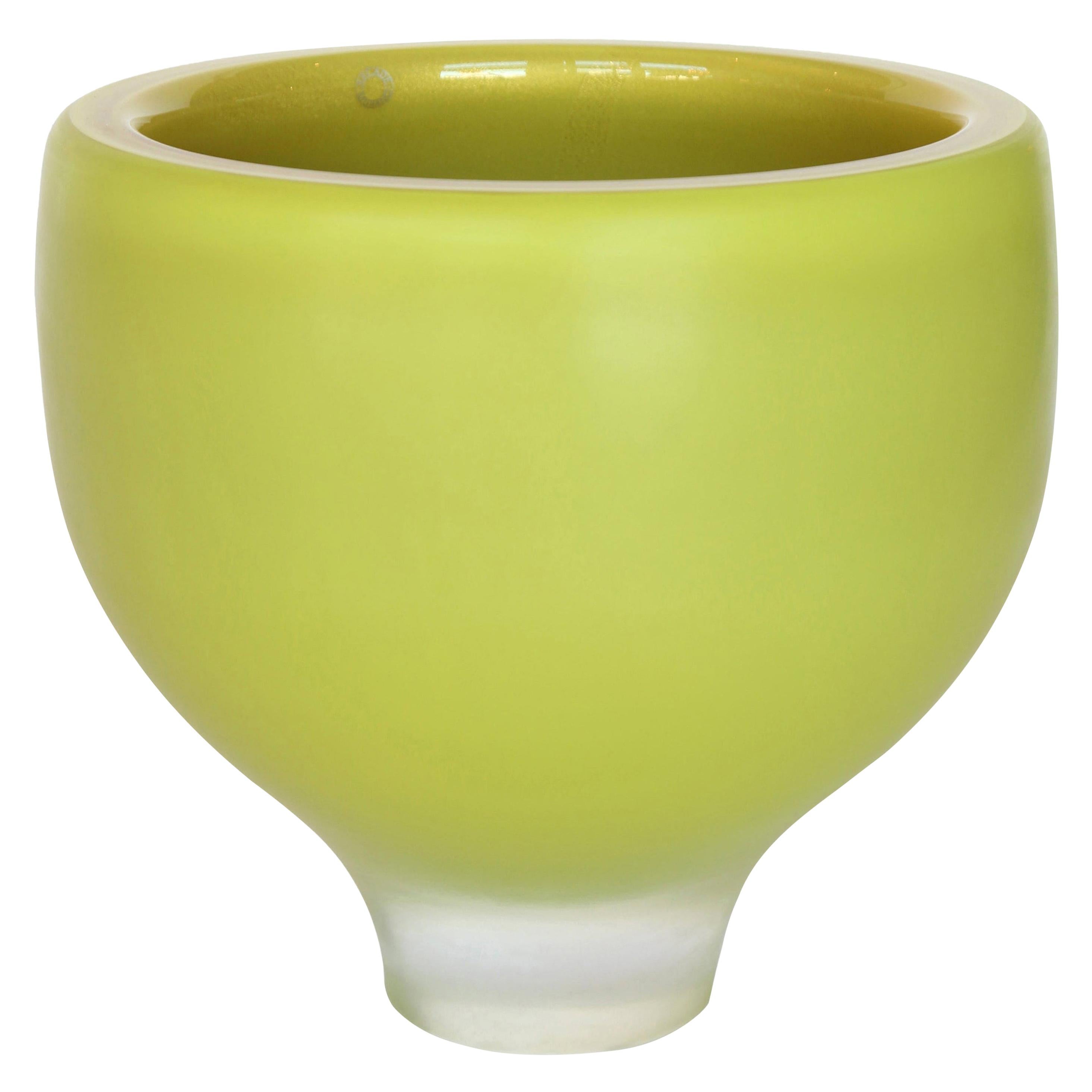 Citreum Yellow Murano Glass Vase or Bowl