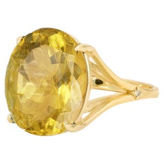 Citrine 14k ring