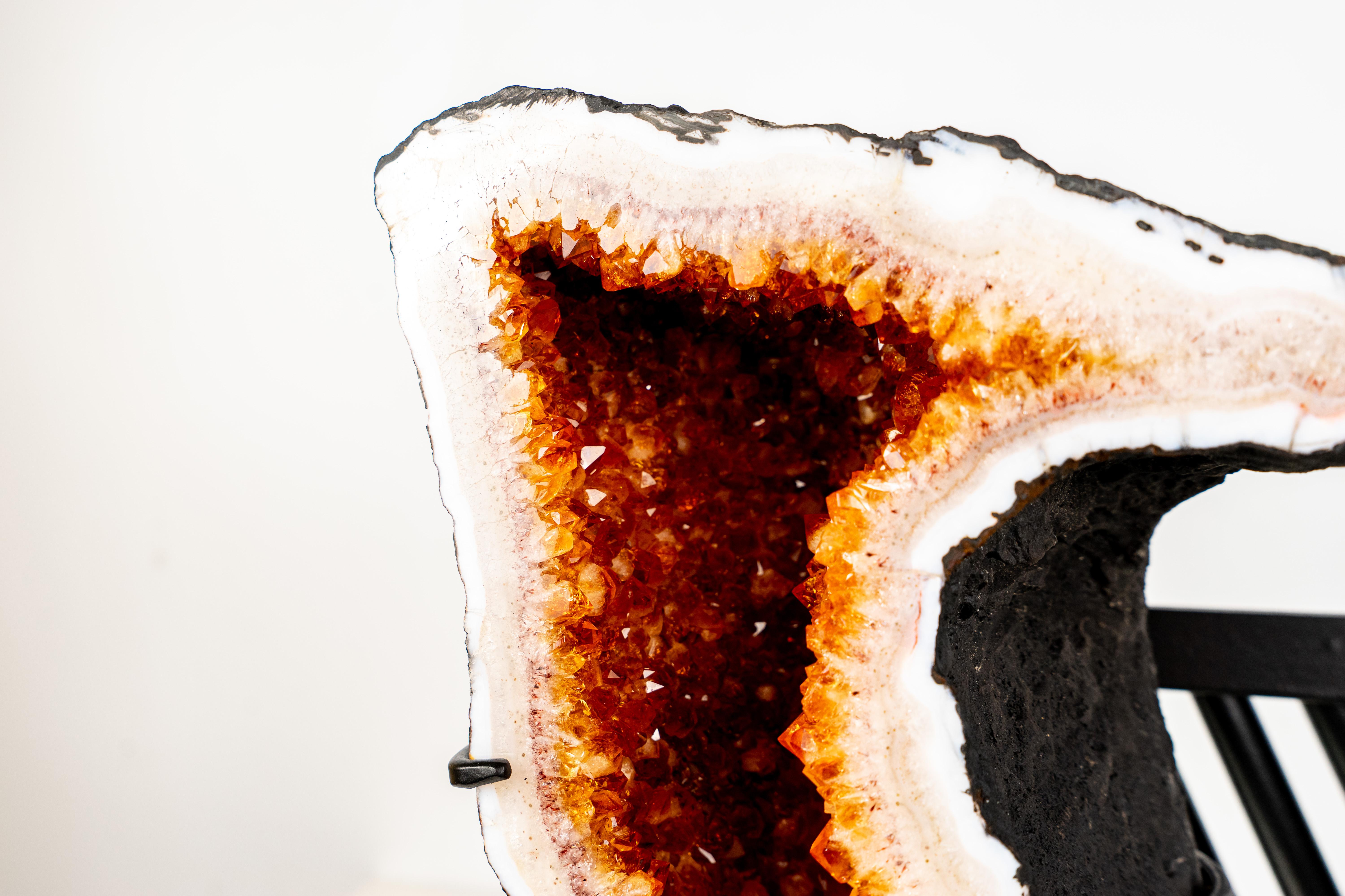 Ali di geode di citrino e ametista in vendita 4