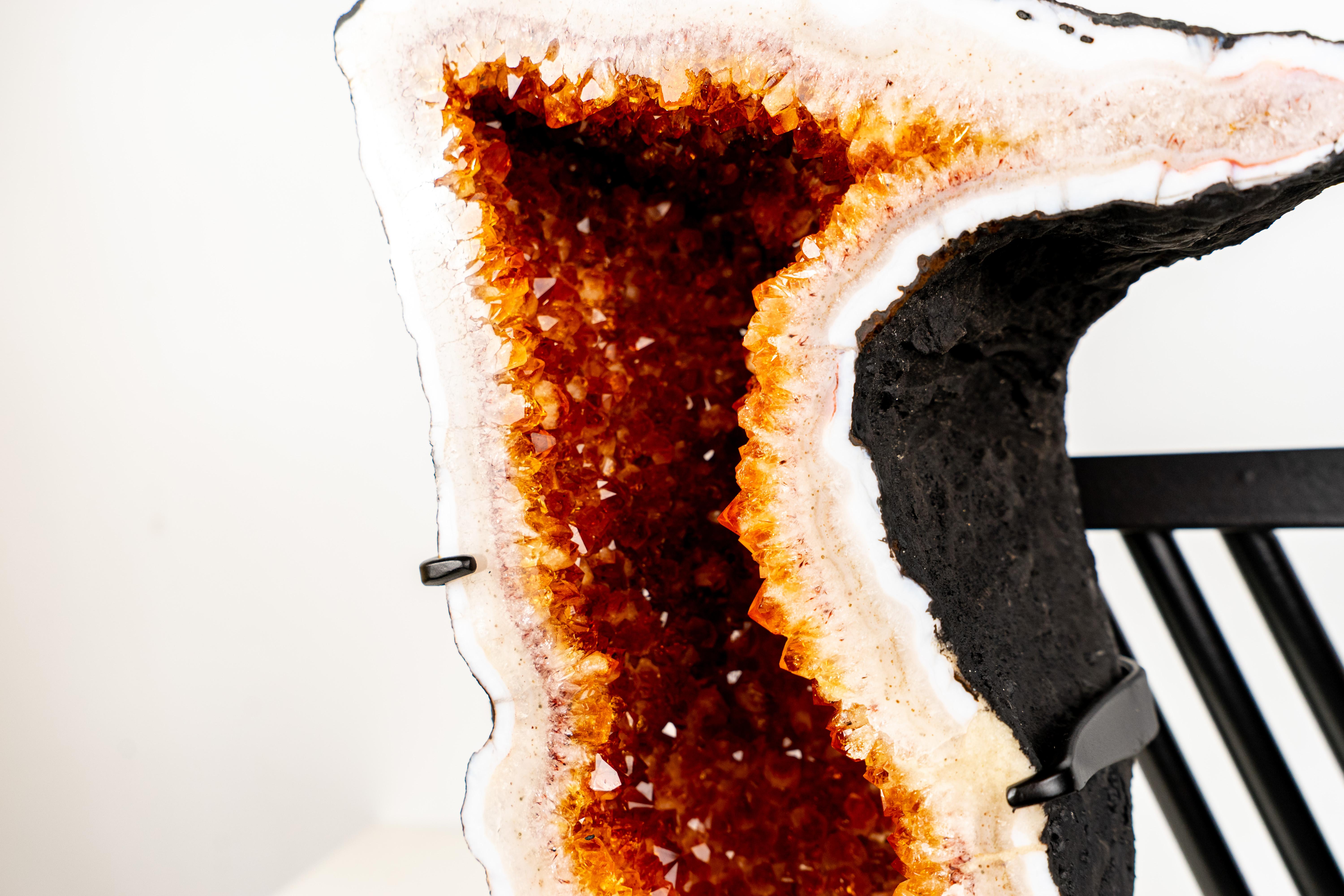 Ali di geode di citrino e ametista in vendita 2