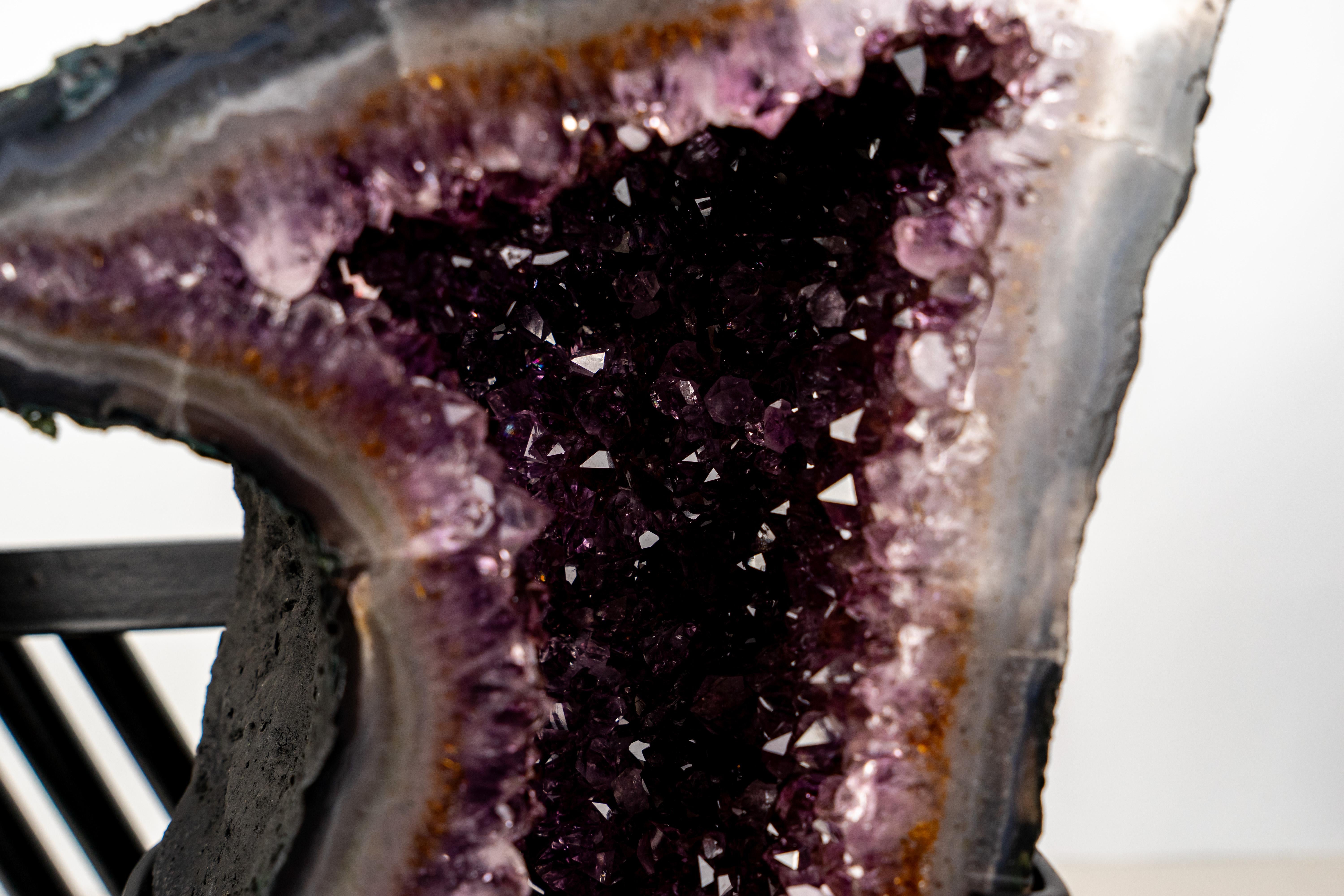 Ali di geode di citrino e ametista in vendita 3