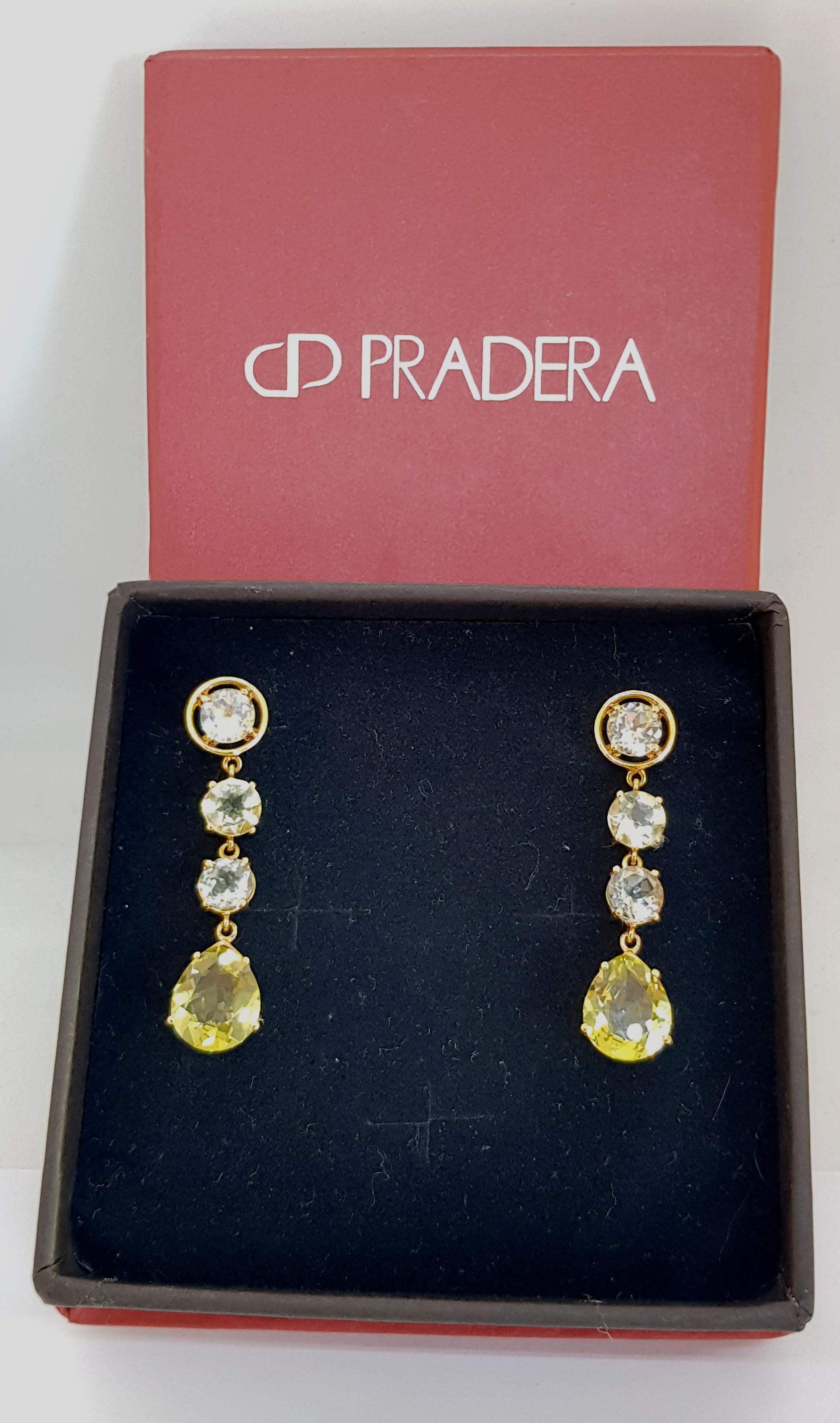 green amethyst earrings gold