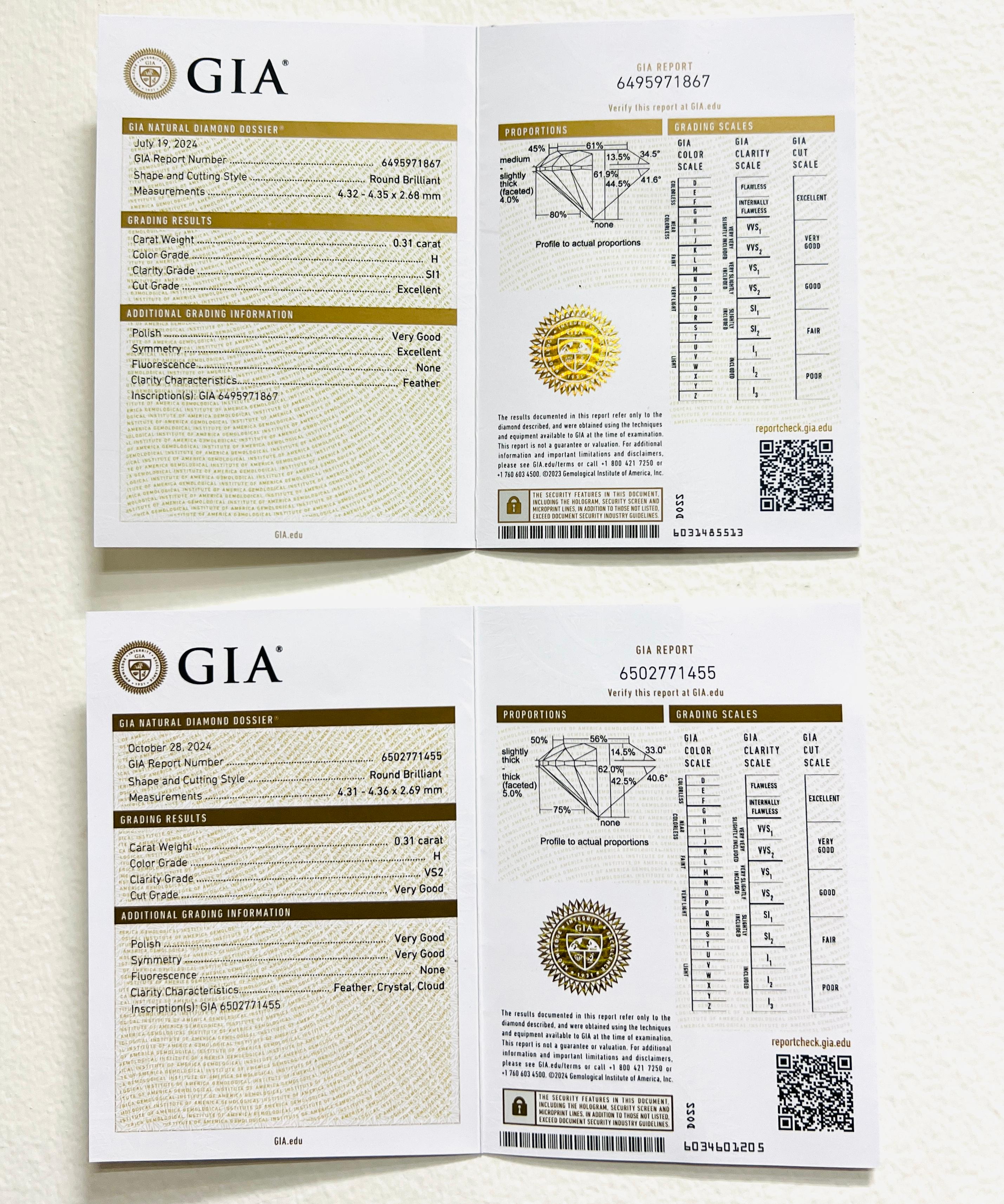 Ohrringe mit Citrin und weißem Diamant aus 18 Karat Gelbgold im Angebot 3