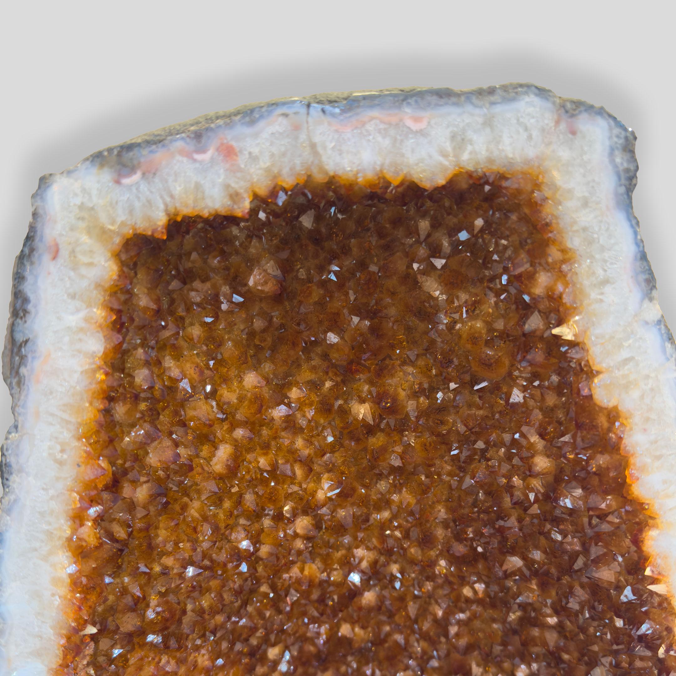 Rock Crystal Citrine Cathedral For Sale
