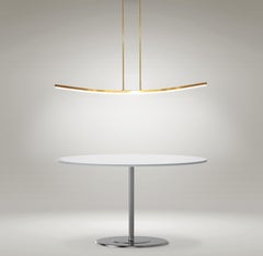 Citrine Chandelier in Brass and natural translucent Brazilian Quartz stone