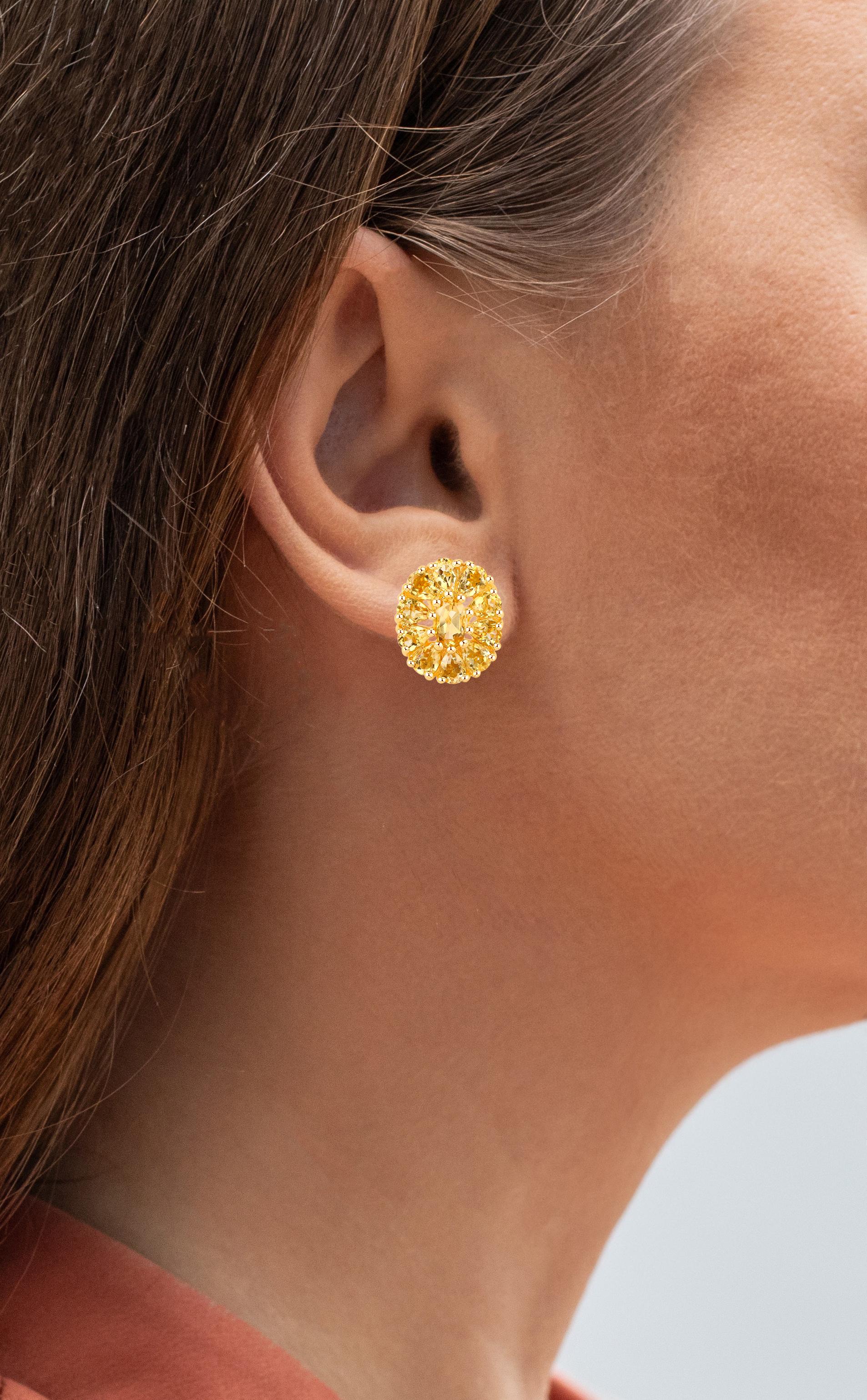 Viene con la Tasación Gemológica por GIA GG/AJP
Todas las piedras preciosas son naturales
22 Citrinos = 4,10 Quilates
Metal: Plata de ley chapada en oro amarillo de 18 quilates
Poste con respaldo de fricción
Dimensiones: 15 x 13 mm