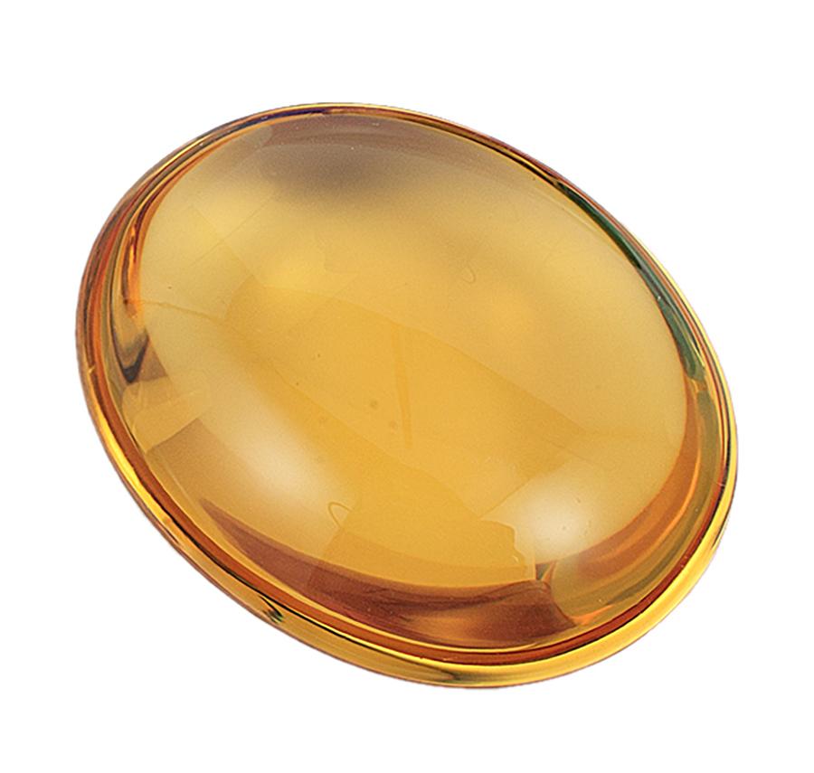 This Citrine Disc Stone from the 'Freedom' Collection is a beautiful gemstone with a size of 23.90 x 19.90 x 10 mm. Citrine is a type of quartz, the stone is believed to promote abundance, creativity, and self-expression, making it a popular choice