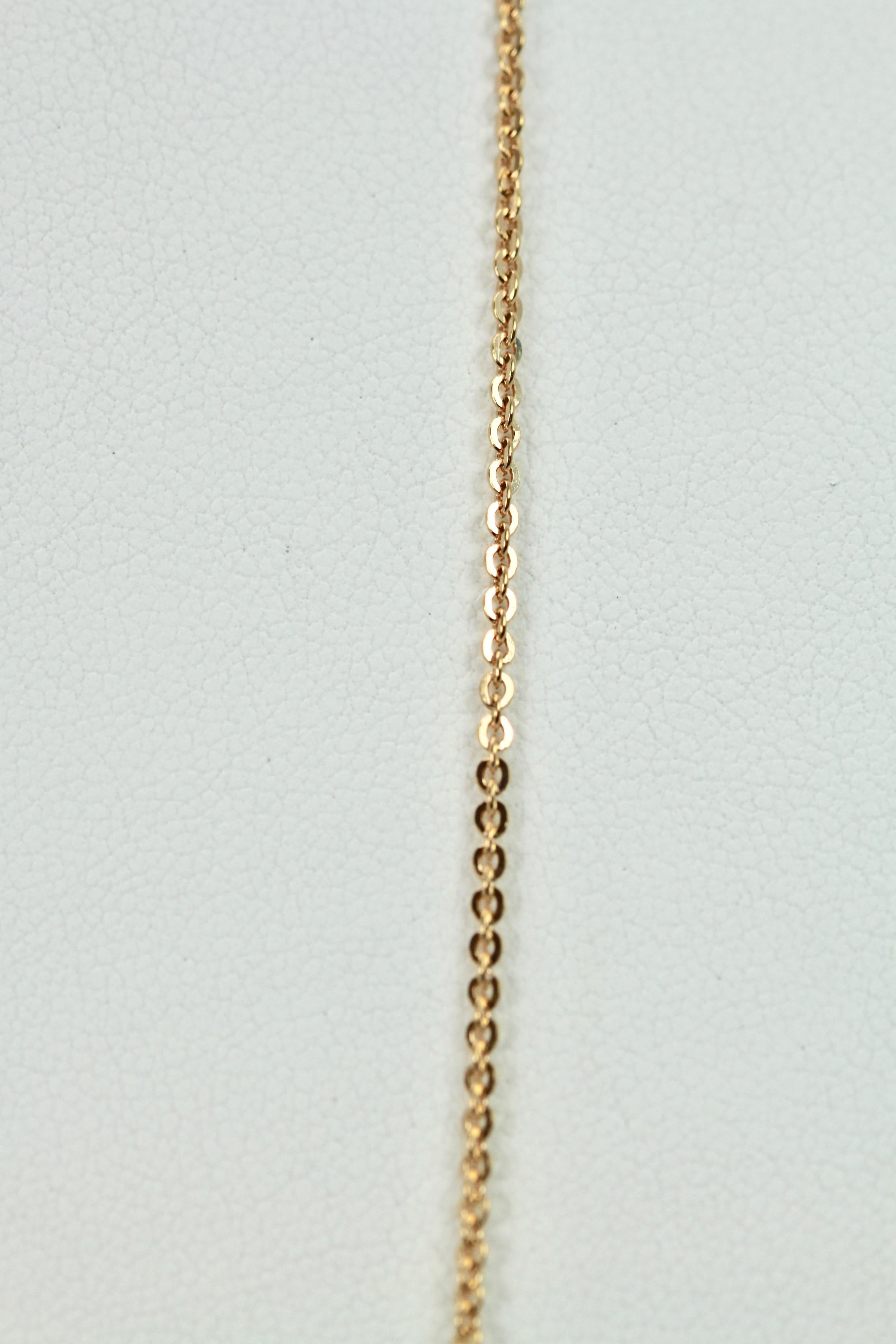 Citrin-Tropfen-Halskette aus 18 Karat Gelbgold 7,25 Karat im Zustand „Neu“ im Angebot in North Hollywood, CA