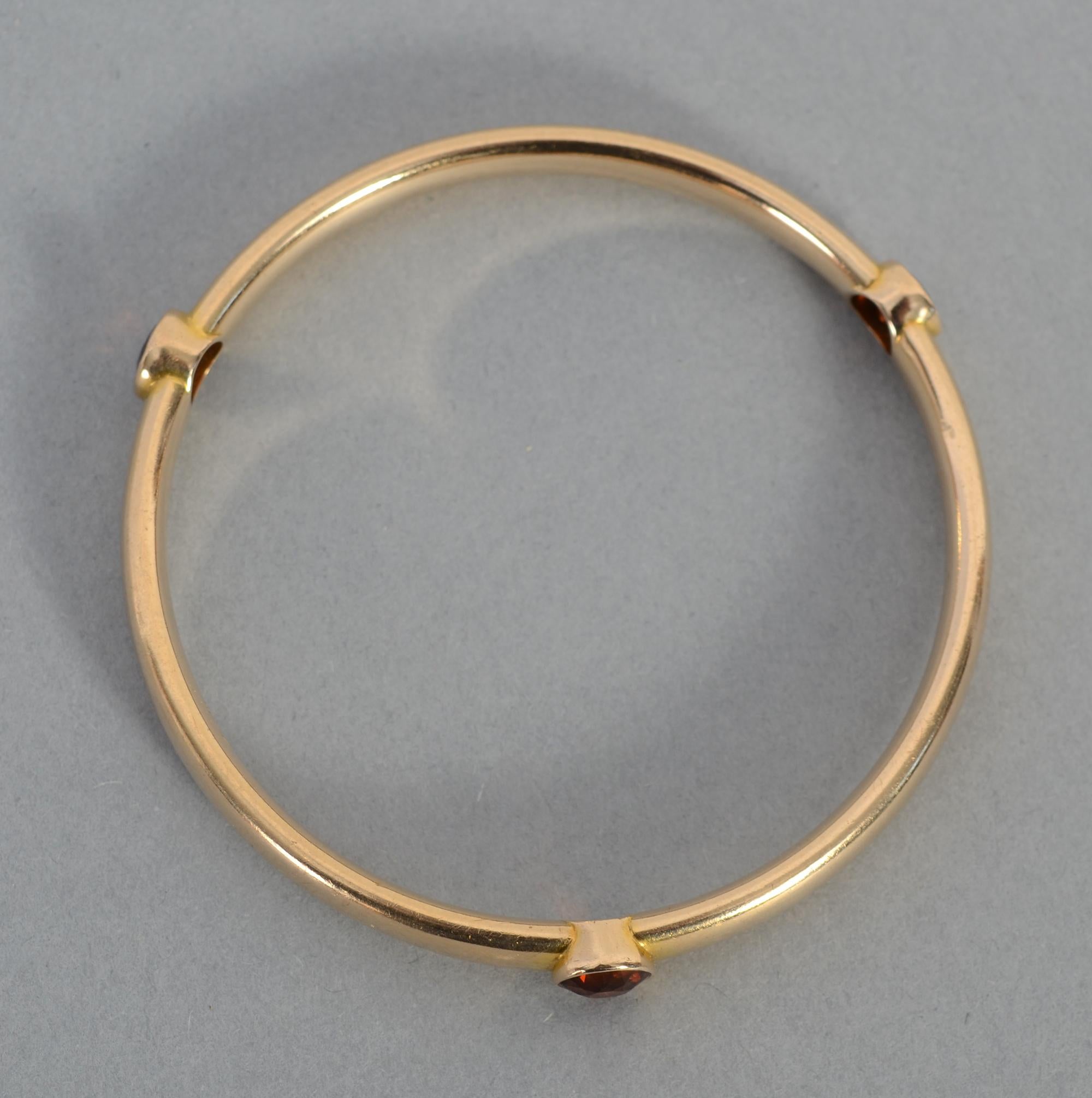 citrine bangle bracelet