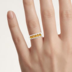Citrine Ring 0.78 Carats Sterling Silver