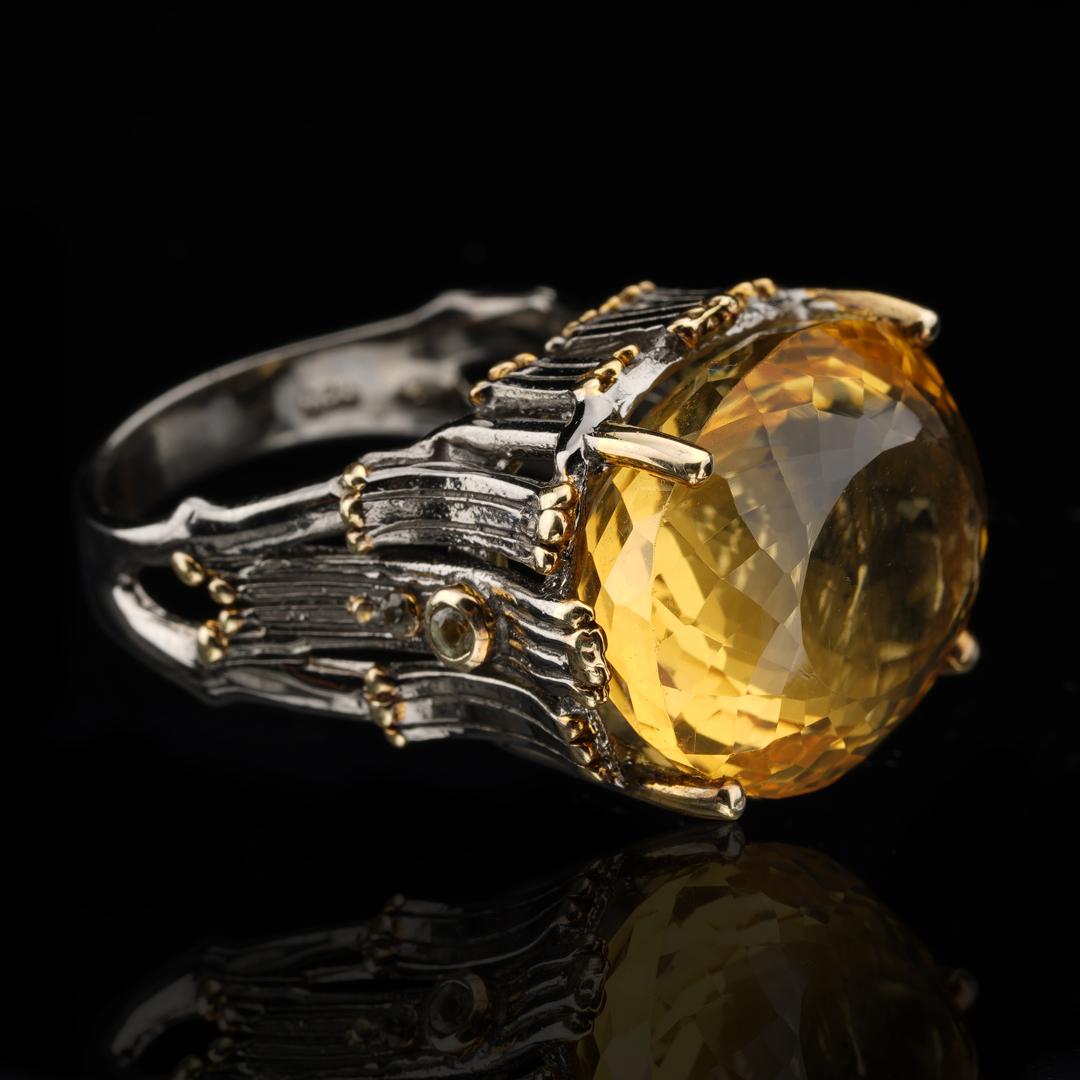 Citrine Ring In New Condition For Sale In New York, NY