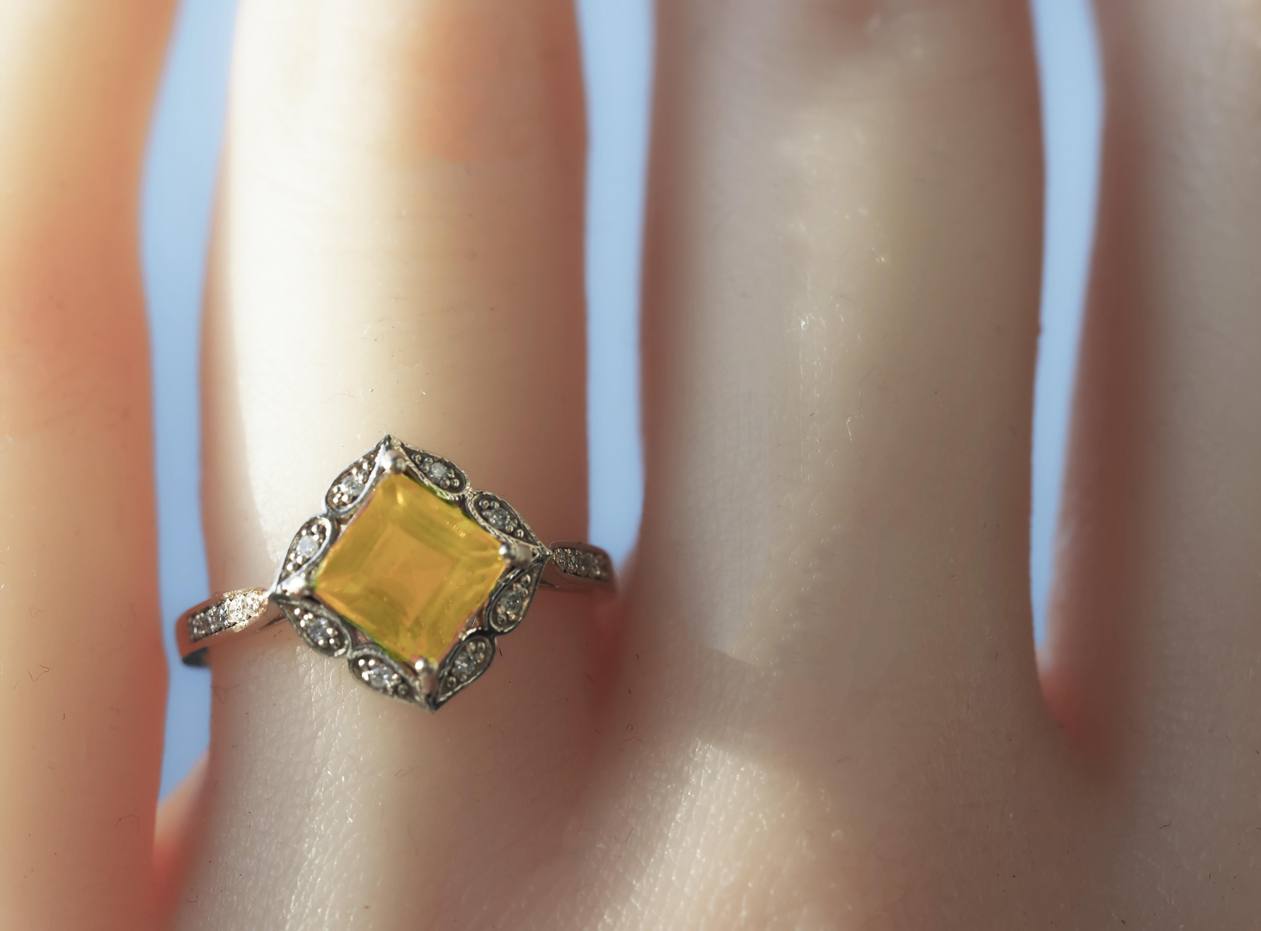 En vente :  Bague en citrine 6