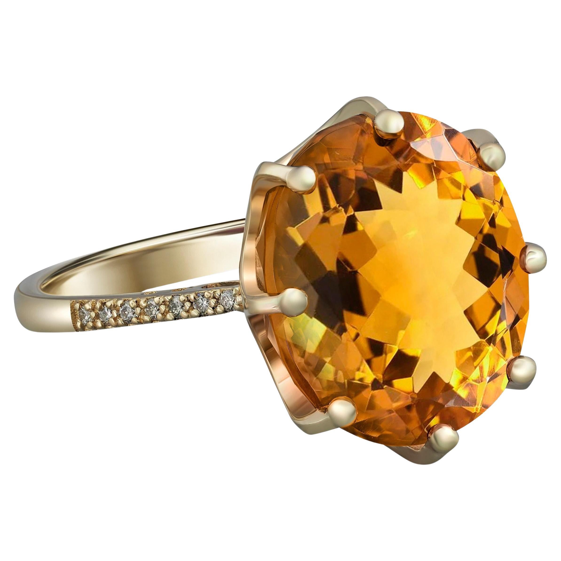 Citrine ring