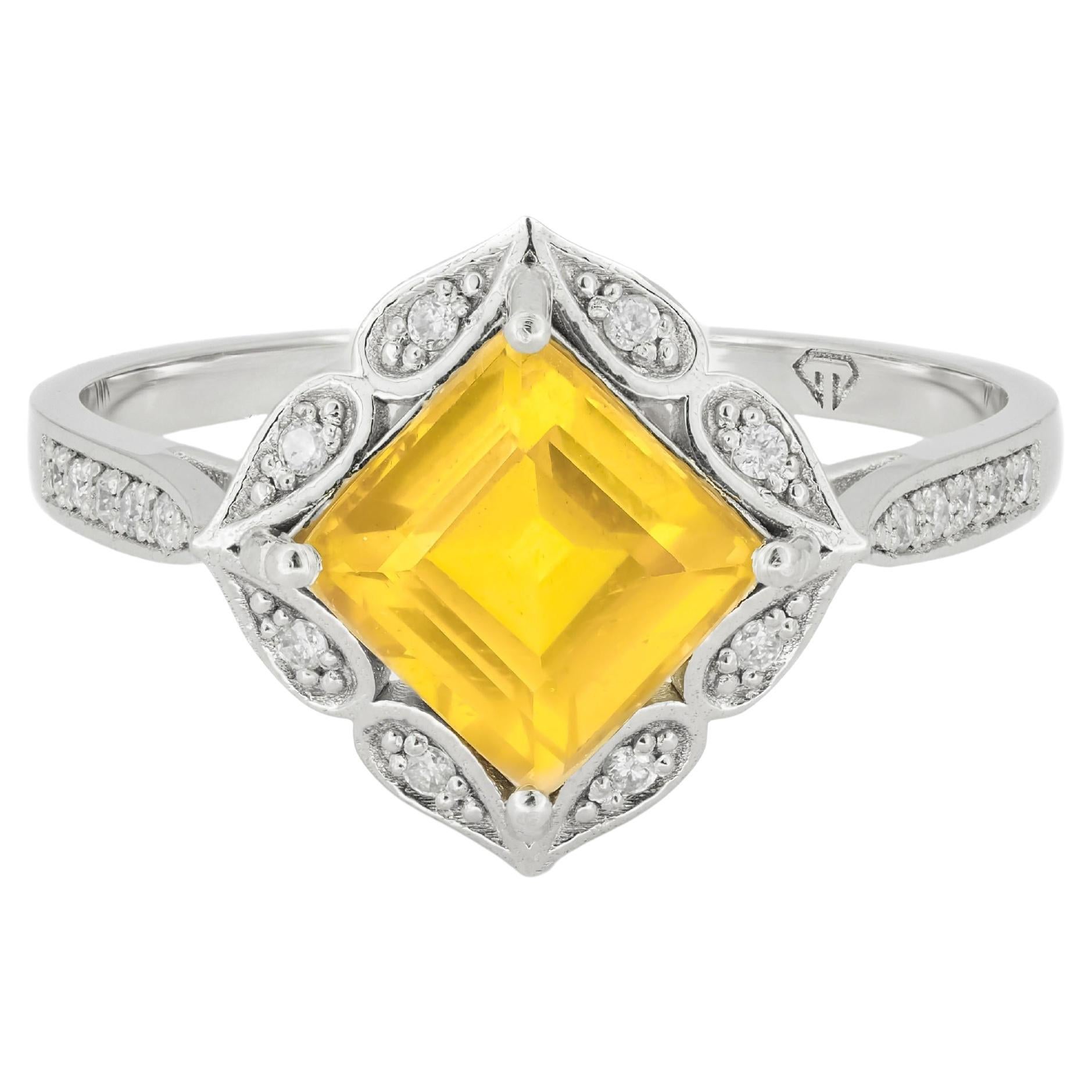 Citrine ring
