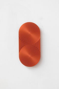 Panel mural Citrus Nr. 08.3 de madera prensada y flocada Terra de Arno Hoogland