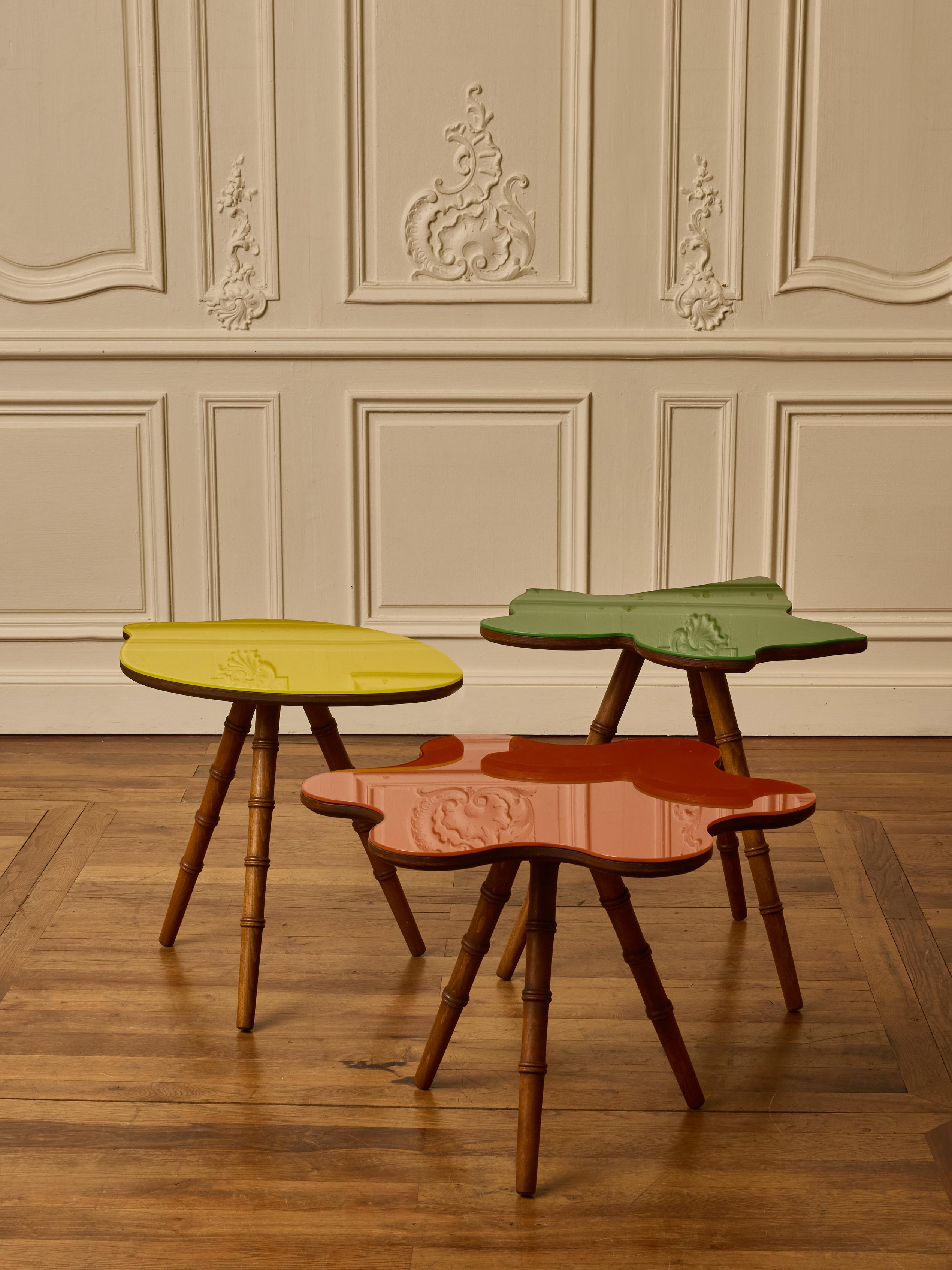 Ensemble de 3 tables d'appoint 