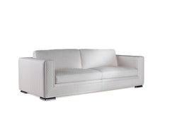 City Life Dreisitzer-Sofa aus gestreiftem Stoff von Zanaboni