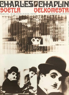 City Lights (Czech) Original Poster by Milan Grygar, 1973