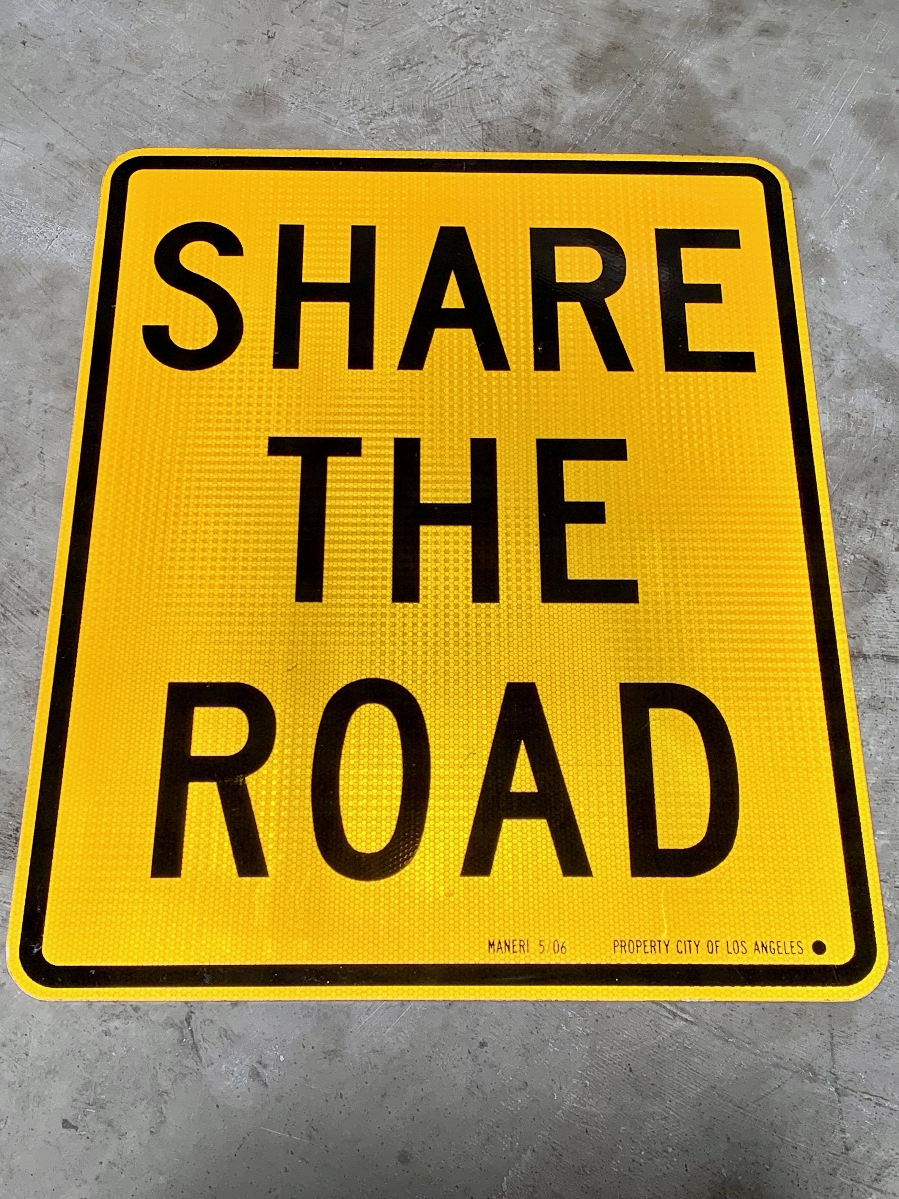 share the road signs