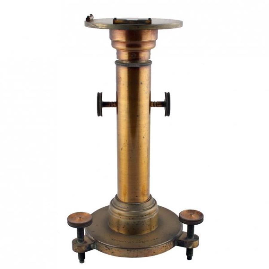 A 20th century precision laboratory jack made by W & T Avery Ltd of London (Signed).

The instrument has been provided for the City of Newcastle upon Tyne for their weights and measures department and is engraved so.

The well made instrument