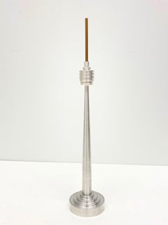 City of Stuttgart TV Television Tower Aluminum Scale Design Model, 1970s
