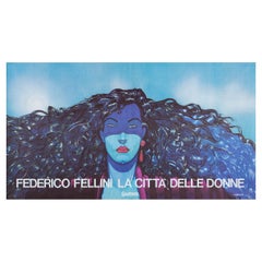 Vintage City of Women 1980 Italian Locandina Film Poster
