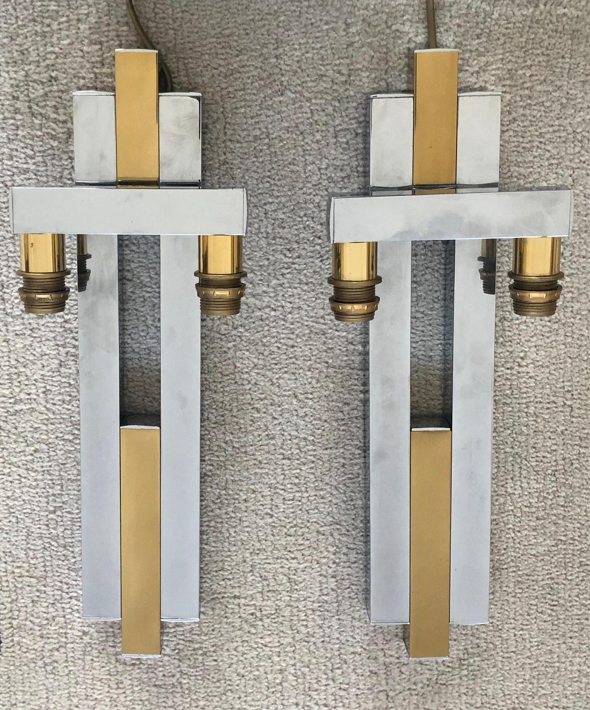 American City Scape Wall Sconces For Sale