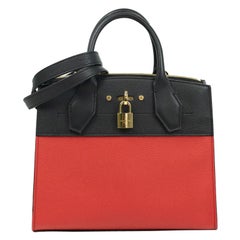 City Steamer in red leather