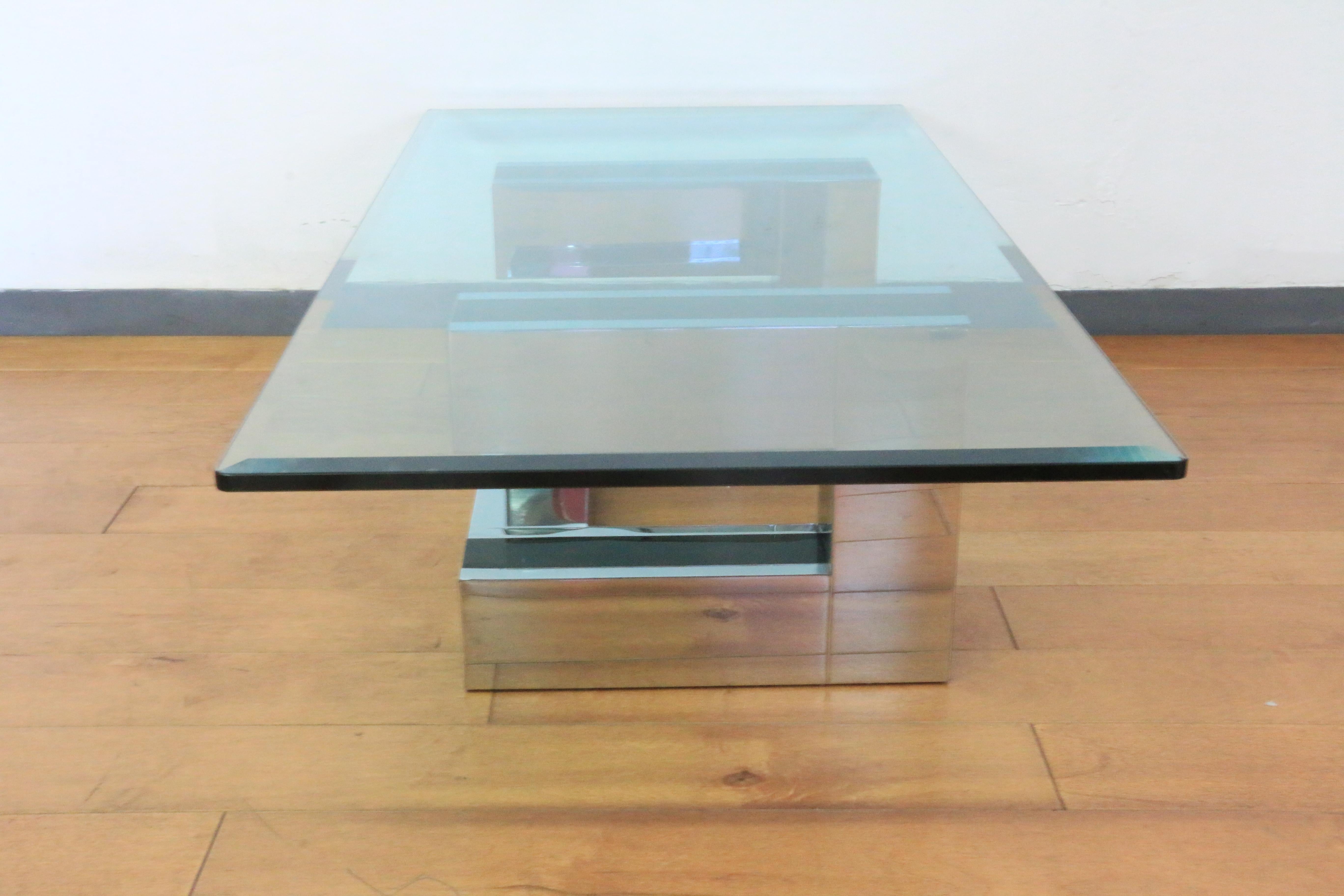 Cityscape Coffee Table Attributed to Paul Evans In Good Condition For Sale In North Hollywood, CA