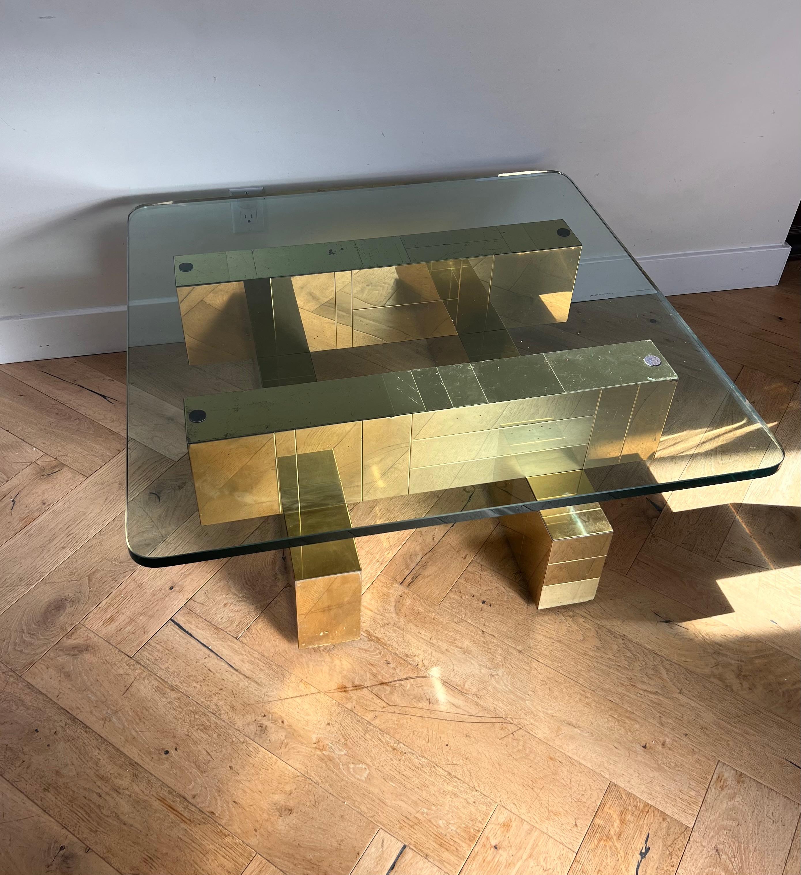 Cityscape coffee table by Paul Evans for Directional, circa 1970 For Sale 3