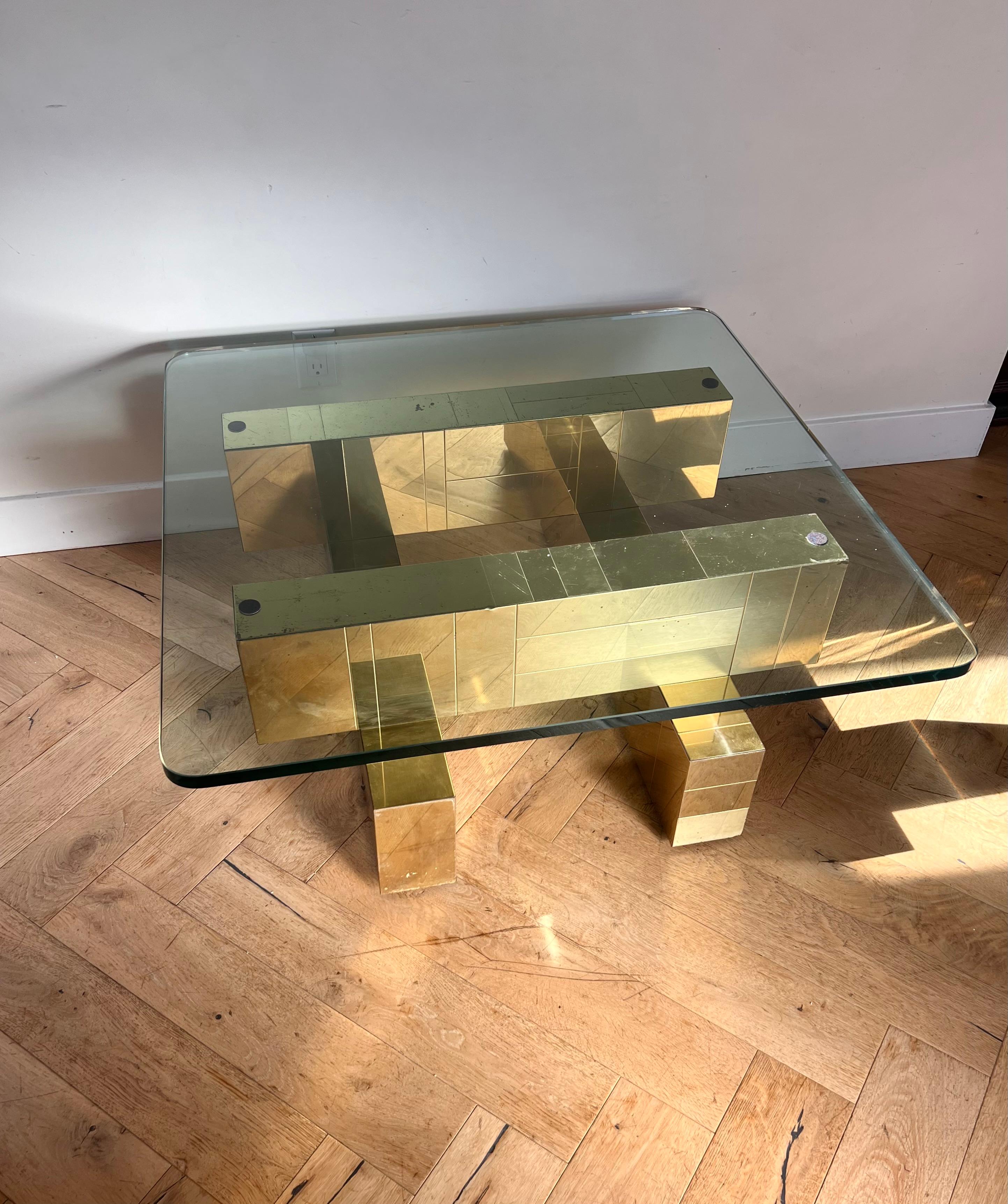 Cityscape coffee table by Paul Evans for Directional, circa 1970 For Sale 4