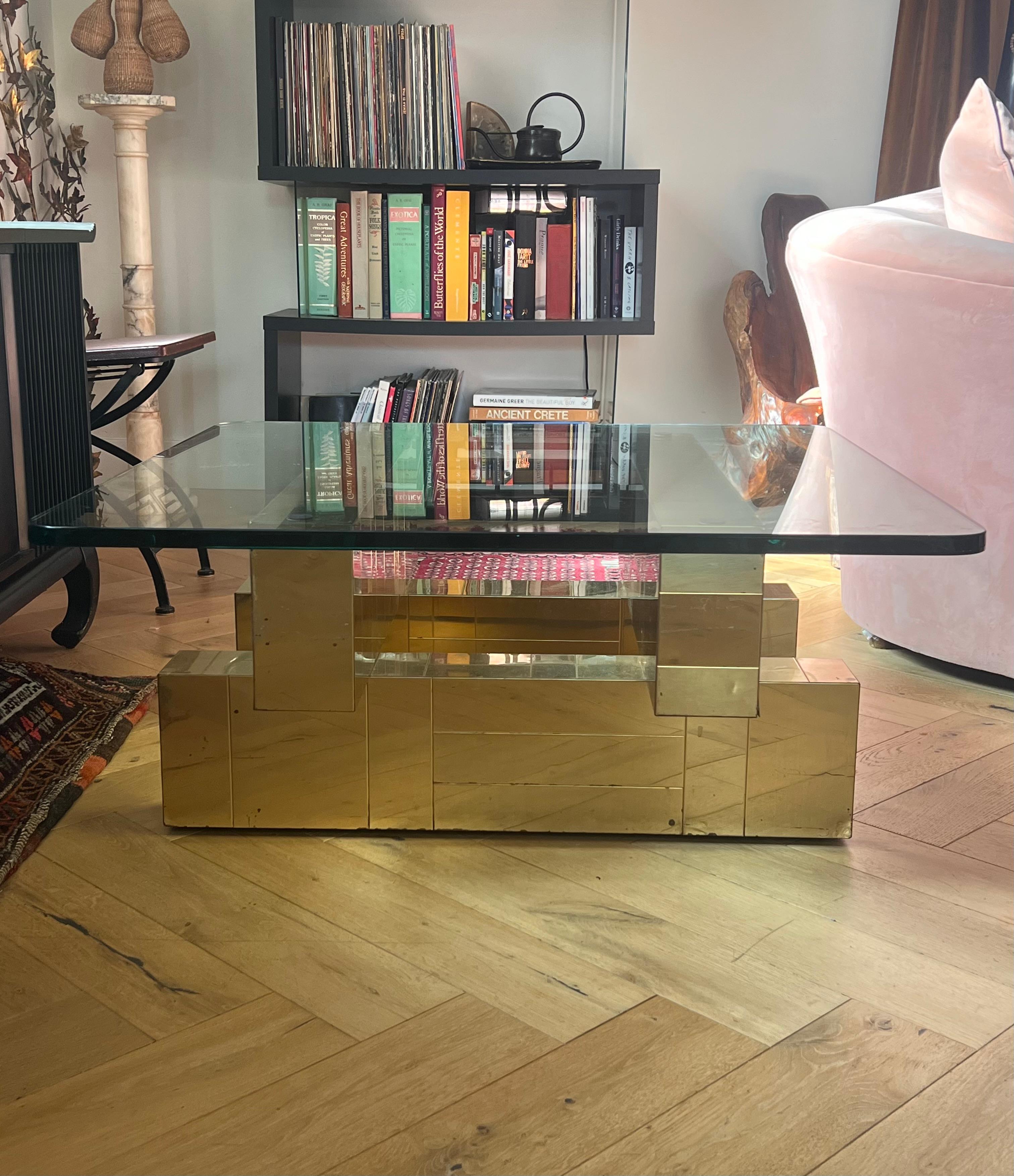 Cityscape coffee table by Paul Evans for Directional, circa 1970 For Sale 8