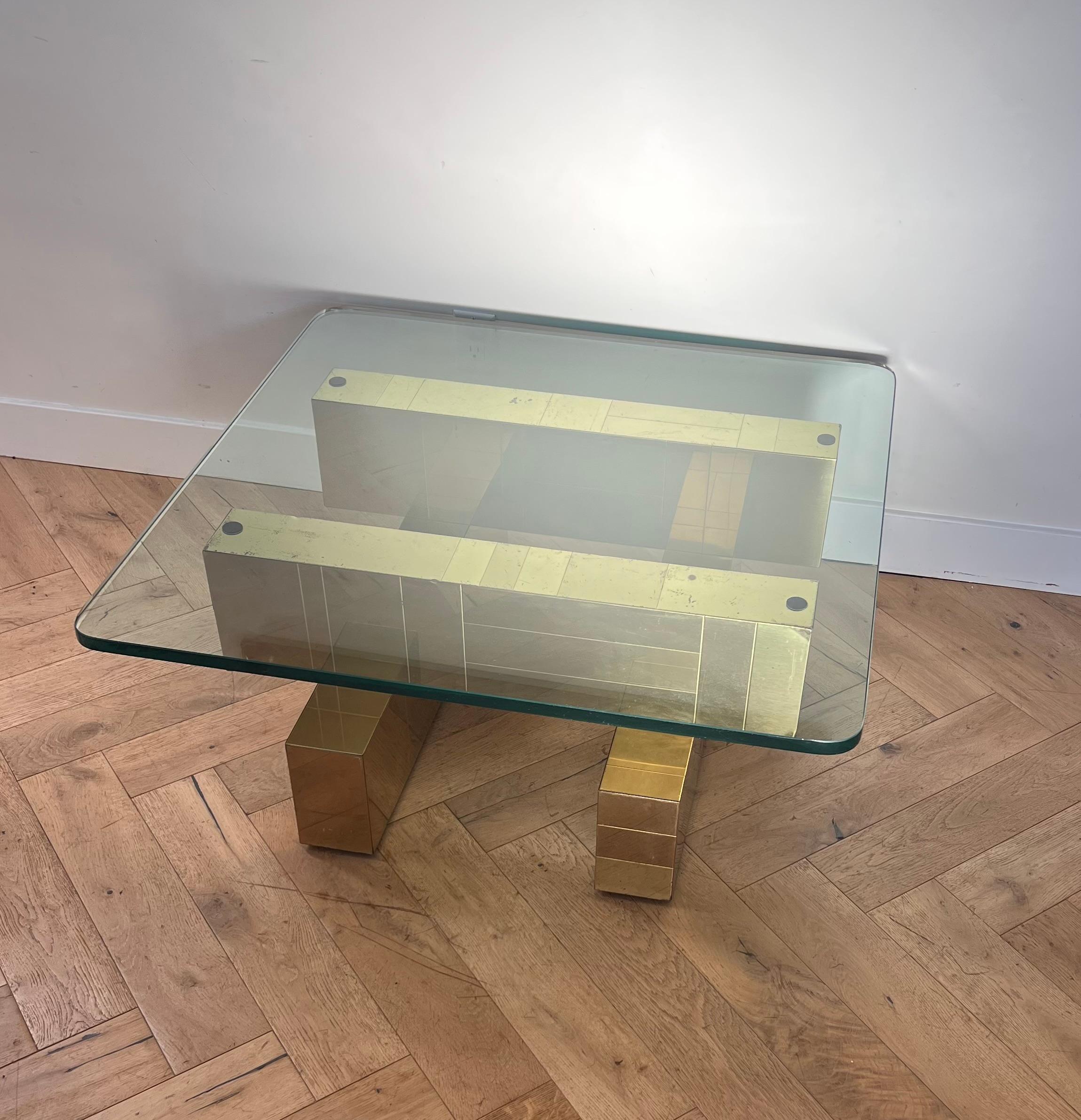 American Cityscape coffee table by Paul Evans for Directional, circa 1970 For Sale