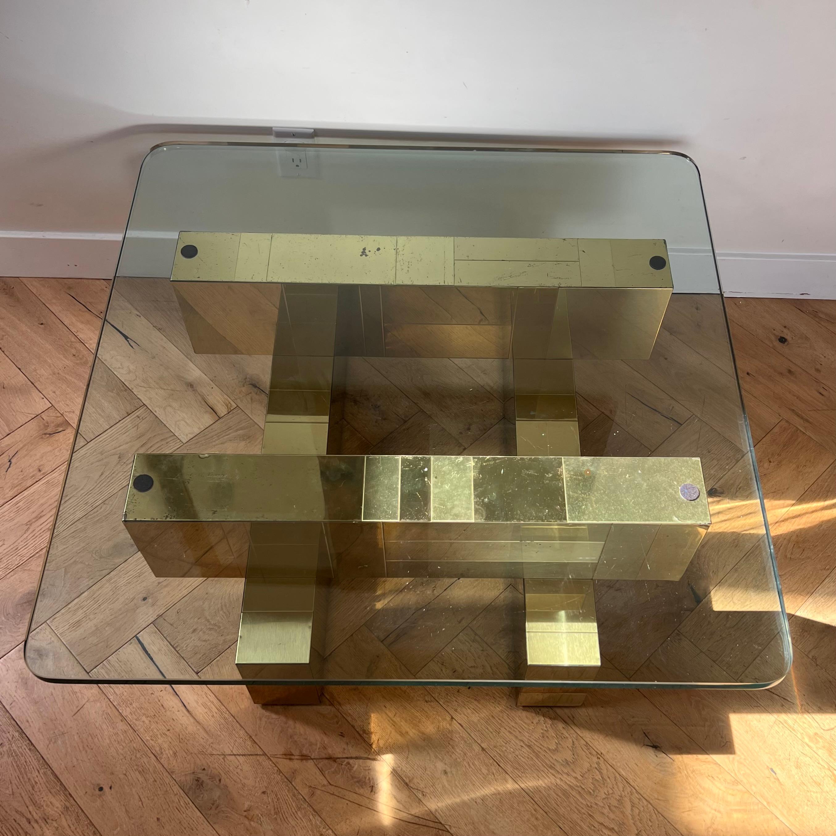 Cityscape coffee table by Paul Evans for Directional, circa 1970 For Sale 1