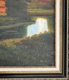 CityScape Oil Painting for a House on a Farm