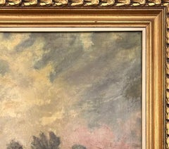 CityScape Oil Painting for a Villa on a Farm
