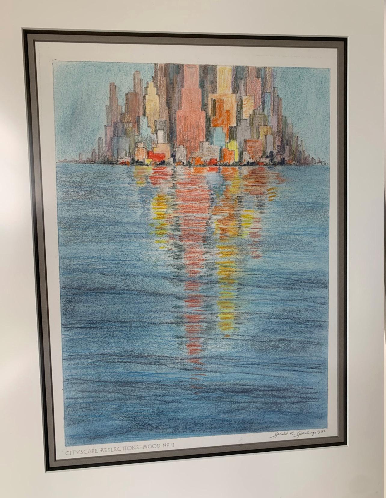 American Cityscape Reflections - Mood No. 11, 1983 Gerald K. Geerlings  For Sale