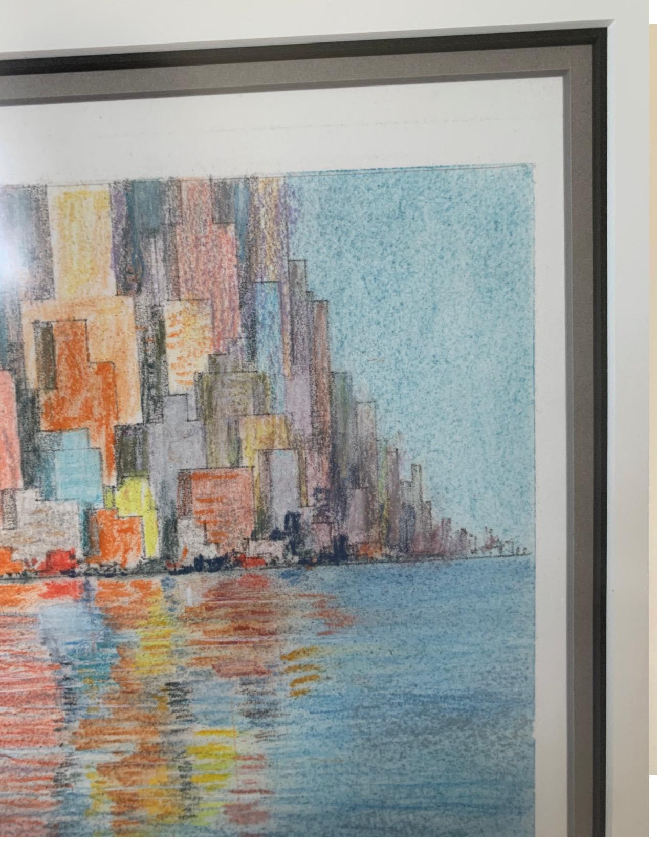 Cityscape Reflections - Mood No. 11, 1983 Gerald K. Geerlings  For Sale 2